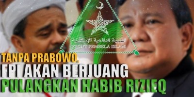 TANPA PRABOWO, FPI AKAN BERJUANG PULANGKAN HABIB RIZIEQ