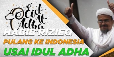 HABIB RIZIEQ PULANG KE INDONESIA USAI IDUL ADHA