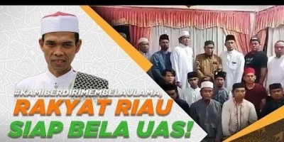 #KAMIBERDIRIMEMBELAULAMA, RAKYAT RIAU SIAP BELA UAS!