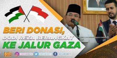 BERI DONASI, DODI REZA BERANGKAT KE JALUR GAZA