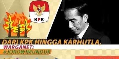 DARI KPK HINGGA KARHUTLA, WARGANET #JOKOWIMUNDUR