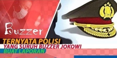 TERNYATA POLISI YANG SURUH BUZZER JOKOWI BUAT LAPORAN