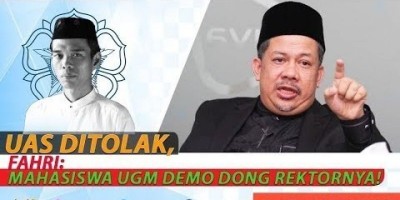 UAS DITOLAK, FAHRI: MAHASISWA UGM DEMO DONG REKTORNYA!