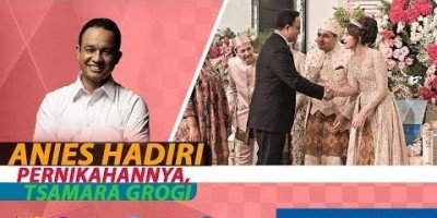 ANIES HADIRI PERNIKAHANNYA,TSAMARA GROGI