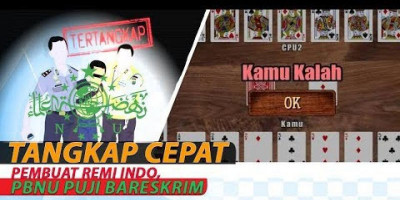 TANGKAP CEPAT PEMBUAT REMI INDO, PBNU PUJI BARESKRIM