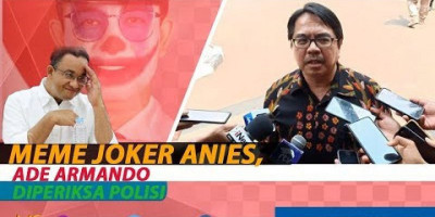 MEME JOKER ANIES, ADE ARMANDO DIPERIKSA POLISI