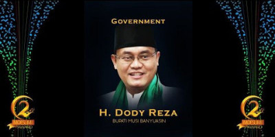 GOVERNMENT AWARD: BUPATI MUSI BANYUASIN, DODI REZA