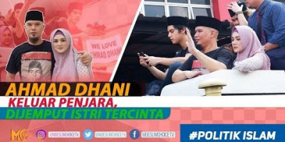 AHMAD DHANI KELUAR PENJARA, DIJEMPUT ISTRI TERCINTA