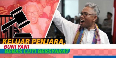 KELUAR PENJARA, BUNI YANI BEBAS CUTI BERSYARAT