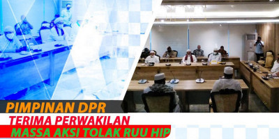 Pimpinan DPR Terima Perwakilan Massa Aksi Tolak RUU HIP