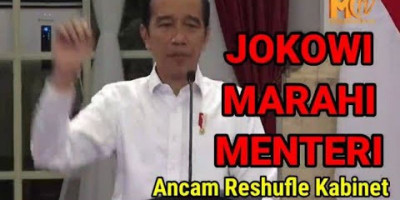 JOKOWI MARAHI MENTERI