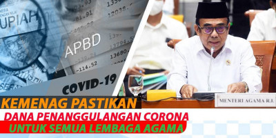 Kemenag Pastikan Dana Penanggulangan Corona Untuk Semua Lembaga Agama