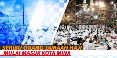 Seribu Orang Jamaah Haji Mulai Masuk Kota Mina