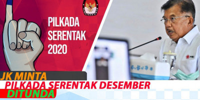 JK Minta Pilkada Serentak Desember Ditunda