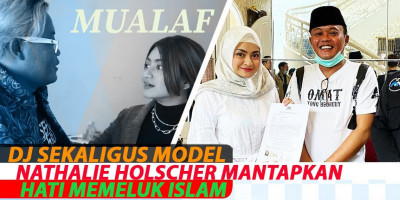 DJ Sekaligus Model Nathalie Holscher Mantapkan Hati Memeluk Islam