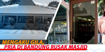 Mengaku Gila, Pria Di Bandung Rusak Masjid