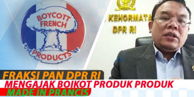 FRAKSI PAN DPR RI MENGAJAK BOIKOT PRODUK PRODUK MADE IN PRANCIS