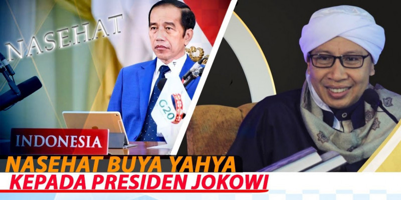 NASEHAT BUYA YAHYA KEPADA PRESIDEN JOKOWI