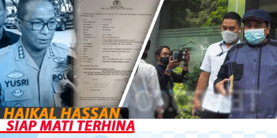 HAIKAL HASSAN SIAP MATI TERHINA