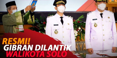 RESMI GIBRAN DILANTIK WALIKOTA SOLO