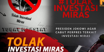 TOLAK INVESTASI MIRAS