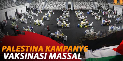 PALESTINA KAMPANYE VAKSINASI MASSAL