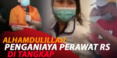 ALHAMDULILLAH PENGANIAYA PERAWAT RS DI TANGKAP