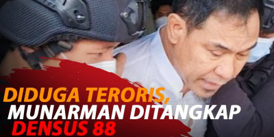 DIDUGA TERORIS, MUNARMAN DITANGKAP DENSUS 88