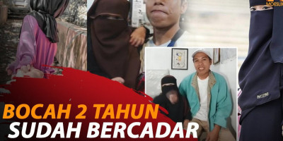 BOCAH 2 TAHUN SUDAH BERCADAR