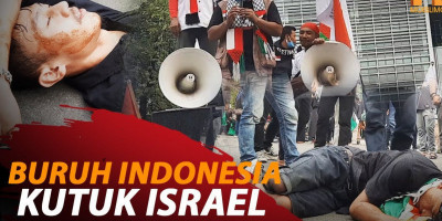 BURUH INDONESIA KUTUK ISRAEL