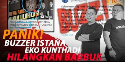 PANIK! BUZZER ISTANA EKO KUNTHADI HILANGKAN BARBUK