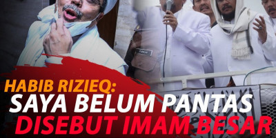 HABIB RIZIEQ TAK PERNAH PROKLAMIRKAN DIRI SEBAGAI IMAM BESAR