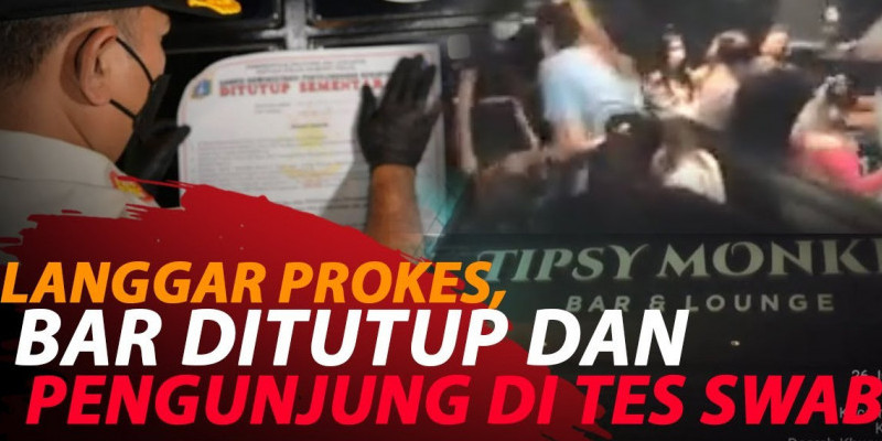 LANGGAR PROKES, BAR DAN LOUNGE DI JAKARTA UTARA DISEGEL