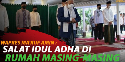 LAKSANAKAN SALAT IDUL ADHA DI RUMAH