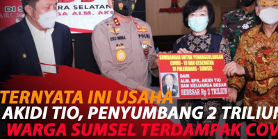 USAHA AKIDI TIO PENYUMBANG 2 TRILIUN WARGA SUMSEL TERDAMPAK COVID