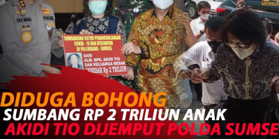 DIDUGA BOHONG ANAK AKIDI TIO DIJEMPUT POLDA SUMSEL