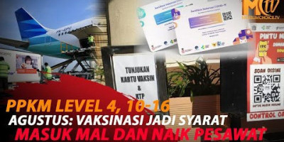 VAKSINASI JADI SYARAT MASUK MAL DAN NAIK PESAWAT