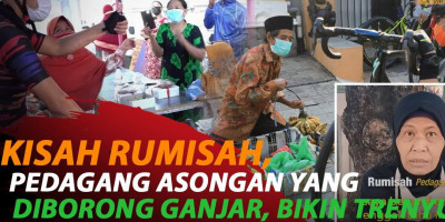 BIKIN TRENYUH! KISAH PEDAGANG ASONGAN YANG DAGANGANNYA DIBORONG GANJAR