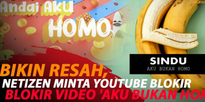 MUI DESAK YOUTUBE HAPUS VIDEO 'AKU BUKAN HOMO'