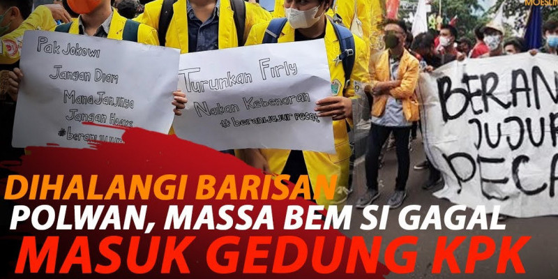 DEMO BEM SI DESAK KETUA KPK MUNDUR