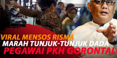 GUBERNUR GORONTALO TERSINGGUNG RISMA MARAHI PEGAWAINYA