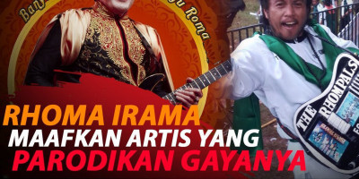 DIPARODIKAN GAYANYA, RHOMA IRAMA BERSYUKUR