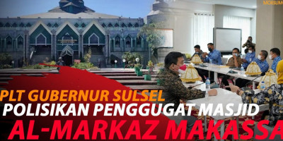 LAHAN MASJID AL-MARKAZ MAKASSAR DIGUGAT