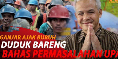 INI CARA GANJAR HADAPI DEMO BURUH, PERLU DITIRU