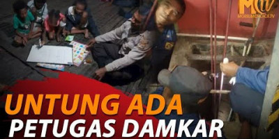 Bocah Ini Tercebur ke Sumur Saat Wudhu