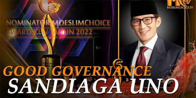 Menteri Parekraf Sandiaga Salahudin Uno : Moeslimchoice Award 2022