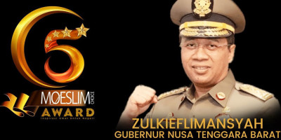 Zulkieflimasyah Pemenang MC Award 5 Kategori Governor Good Performance