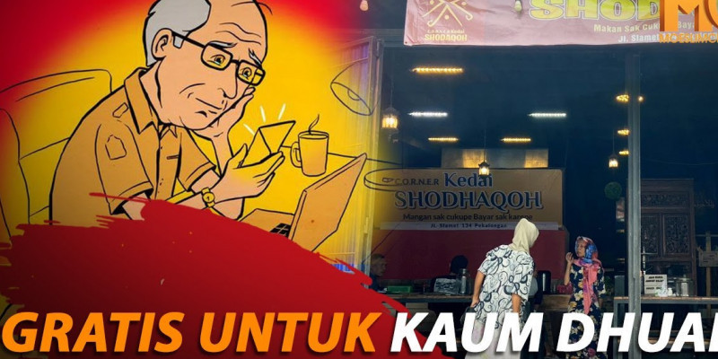 Masya Allah Pensiunan PNS Buka Kedai Shodaqoh