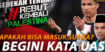 Masya Allah Ronaldo Rajin Sedekah ke Palestina