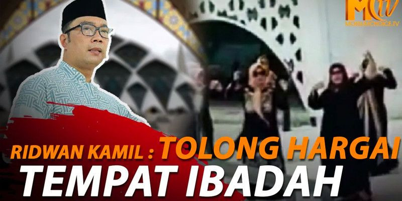 Miris Ibu-ibu Joget di Masjid Al-Jabbar